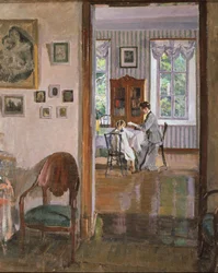 En una casa, 1910