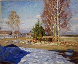 Paisaje de primavera, 1915