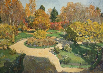 El jardín en otoño, 1910