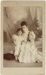 Gran Duquesa Xenia Alexandrovna de Rusia con su Hija Irina