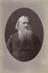 Retrato del poeta Aleksey Nikolayevich Pleshcheyev 1825-1893, 1870