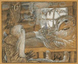 El campesino y el domovoy, 1922