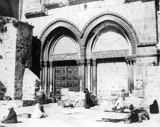 Entrada a la Iglesia del Santo Sepulcro, 1865