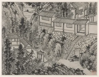 Doce vistas de la colina del tigre, Suzhou: El retiro del pino