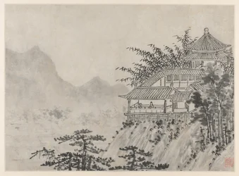 Doce vistas de la colina del tigre, Suzhou: Las mil hectáreas de nubes, después de 1490