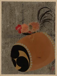 Gallo sobre un tambor, 1882.