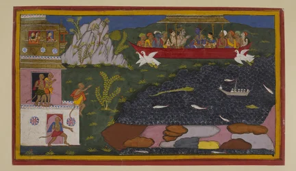 Rāma muestra a Sītā su pasado; los monos de Kiṣkindhā se unen a su viaje de vuelta a casa.