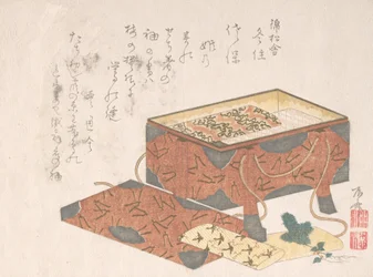 Caja de laca para ropa, siglo XIX