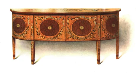 Aparador pintado, 1908