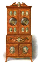 Escritorio de Madera Pintada, 1908
