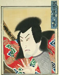 Hoja del álbum de retratos de actores, c. 1790-1810