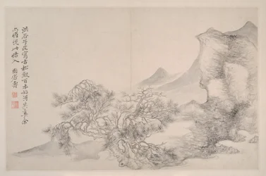 Paisajes a la manera de los maestros Song y Yuan