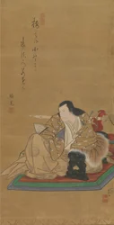 Retrato del Actor Arashi Rikan I, ca. 1812.