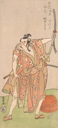 Bando Matataro como Umewomaru en el drama Sugewara denju tenarai Kagami