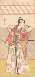 Ichikawa Danjuro V como un samurái de alto rango, ca. 1778