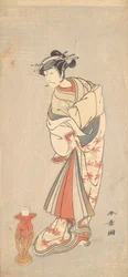 El actor Ichikawa Danjuro V en el papel de una mujer, 1772