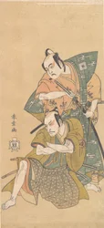 El actor Ichikawa Yaozo II como un samurái, ca. 1765