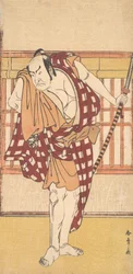 El Actor Nakamura Nakazo como un Kyokaku, ca. 1777