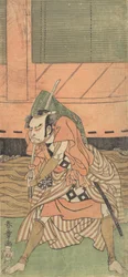 El Primer Nakamura Nakazo como Samurai