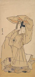 El primer Nakamura Nakazo en el papel de Kanshojo, 1780
