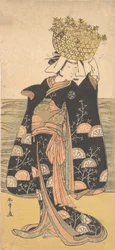 El Primer Nakamura Nakazo en el Papel del Fantasma de Shiragiku
