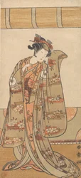 El Cuarto Iwai Hanshiro como Mujer, 1773 o 1774