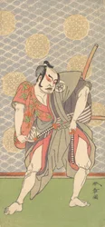 El Segundo Nakamura Sukegoro en el Papel de Gokumon no Shobei, 2º mes, 1771