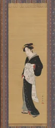 Mujer con kimono negro, 1783-89