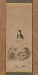 Monju en un león