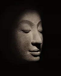 Cabeza de Buda del período Ayutthaya temprano