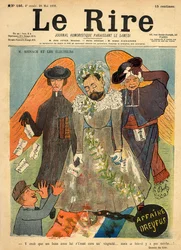 Caricatura de Joseph Reinach, de la portada de 