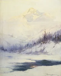 Mañana de invierno, Monte McKinley, Alaska