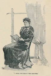 Leí durante unos diez minutos, 1892
