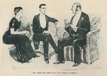 Oh, cualquier llave servirá para ese escritorio, 1892