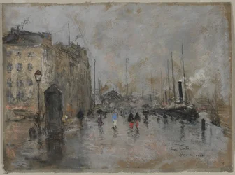 El Gran Muelle de Le Havre, 1901