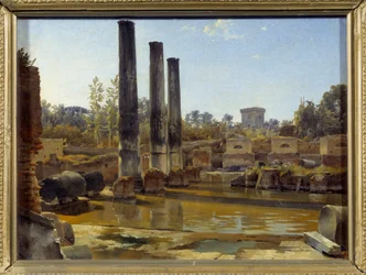 El templo de Serapis en Pozzuoli