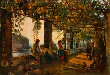 Una terraza junto al mar - una variación