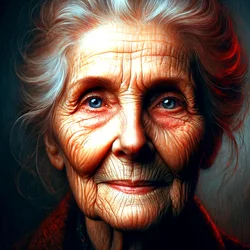 Dorothea-"Años de vida formados por la IA: retratos de la intemporalidad"