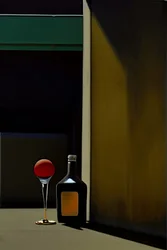 Vaso solitario del destino