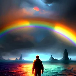 La sublimidad del momento: la magia del arco iris