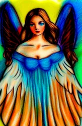 Colores del cielo: retrato de un ángel