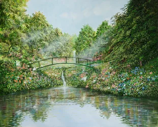 En el jardín
