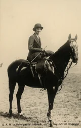 Princesa Yolanda de Saboya (1901-1986), Condesa de Bergolo, caballo