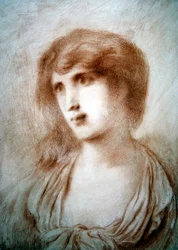 Cabeza de una chica