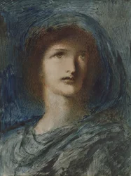 Cabeza de una niña