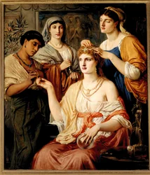 El retrete de una dama romana