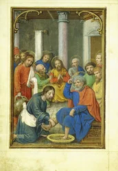Cristo lavando los pies de Pedro, 1520s