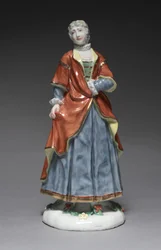 Figura de comedia italiana: Isabella, c.1753