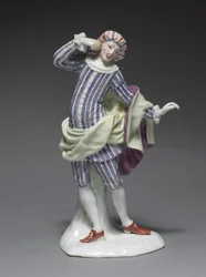 Figura de comedia italiana: Mezetin, c.1753