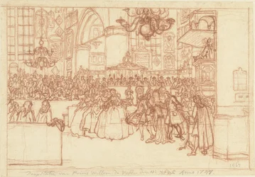 Bautizo del Príncipe Guillermo V, 1748
Bautizo del Príncipe Guillermo V el 11 de abril de 1748 (título en el objeto)